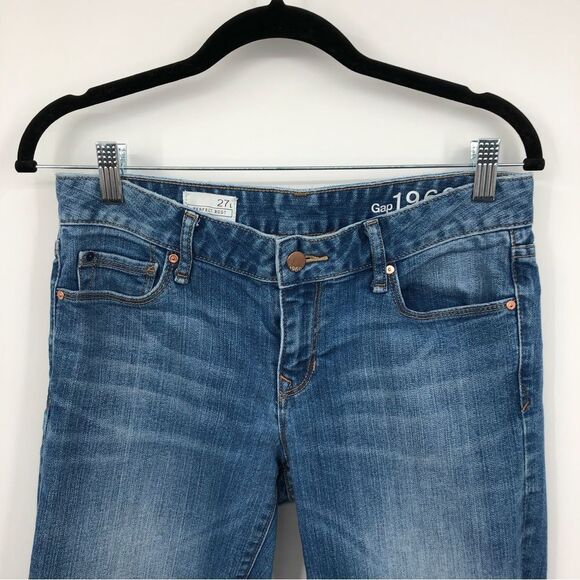 Gap Jeans Womens 27L Blue Perfect Boot Jeans - Picture 3 of 9